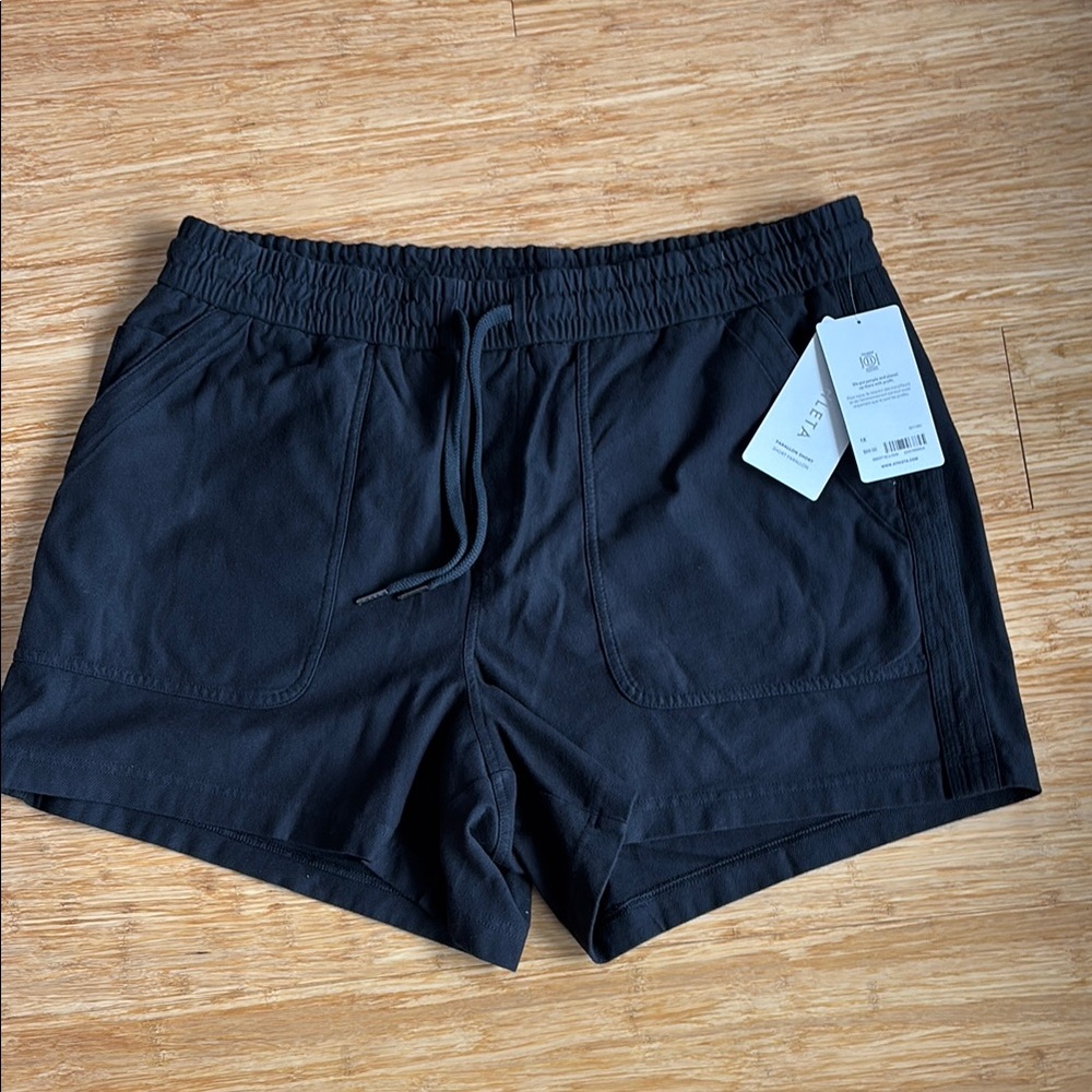 Athleta Black High Waist Shorts